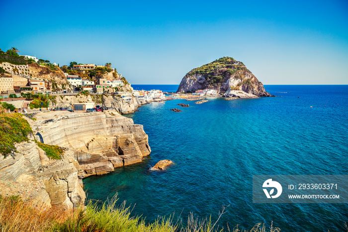 A view of Sant Angelo on island Ischia,Italy