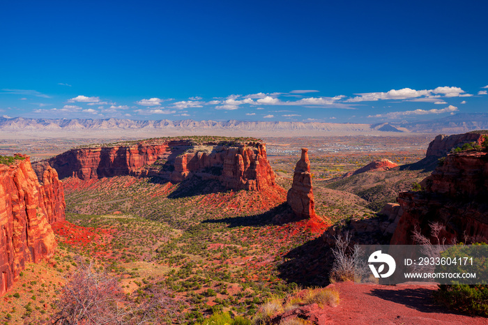 Colorado National Monument. National park in the Mesa County, Colorado. USA.