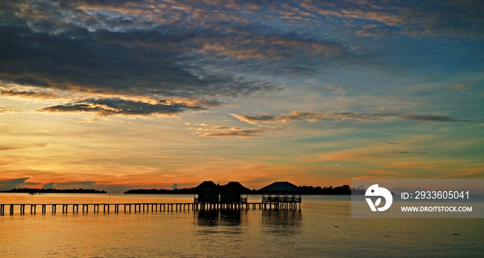 scenic view of a beautiful beach. Dokokayu Island, Gorontalo, Indonesia