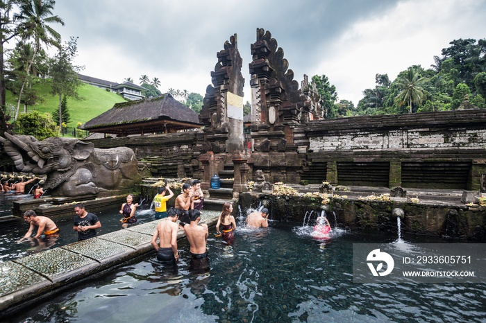 Holiday in Bali, Indonesia - Tirta Empul Holy Water