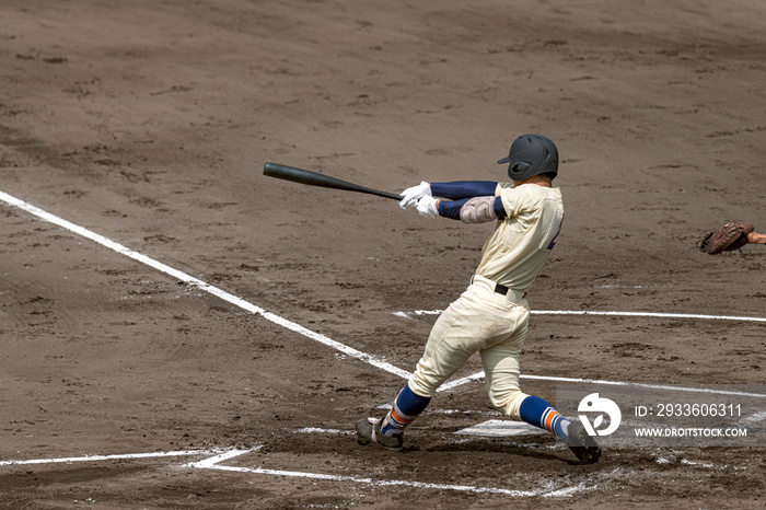 高校野球試合風景