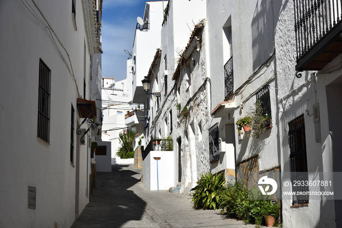 beautiful white village, Casares, Spain