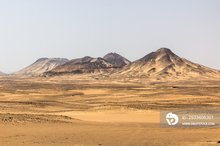 Landscape of the Black Desert, Egypt