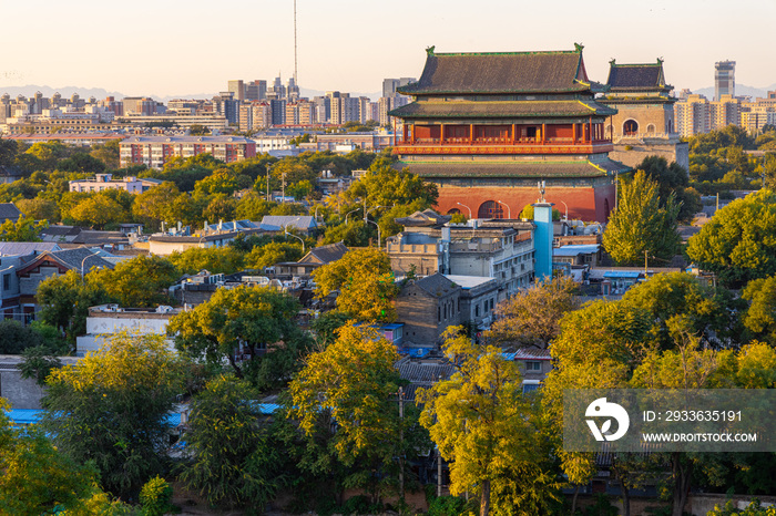 北京鼓楼大街风光