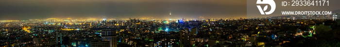 City of Tehran at night