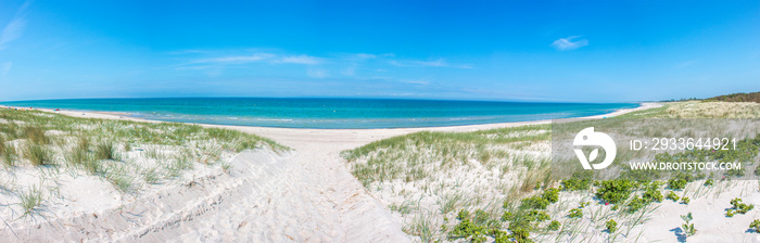 Baltic resort (Ostseebad) Dierhagen in the state of Mecklenburg Western Pomerania (Mecklenburg Vorpommern) Germany