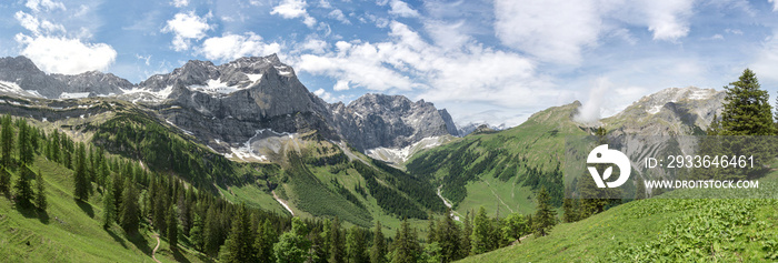 Karwendelgebirge Panorama