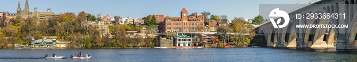 Georgetown boaters panorama