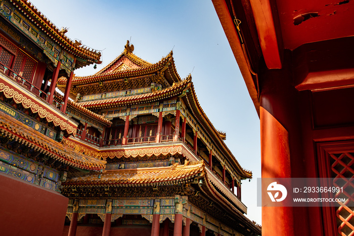 The Lama Temple in Beijing, China