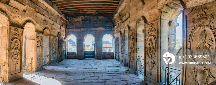 Porta Nigra interior in Trier