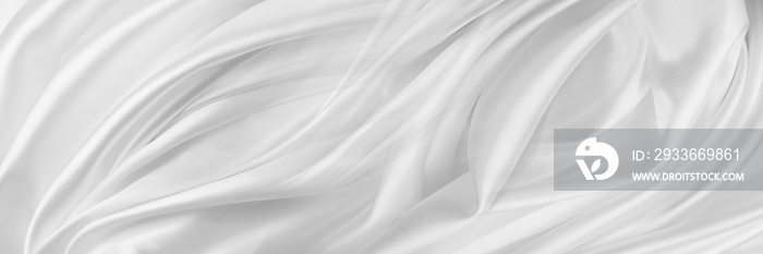 White silk fabric texture lines background