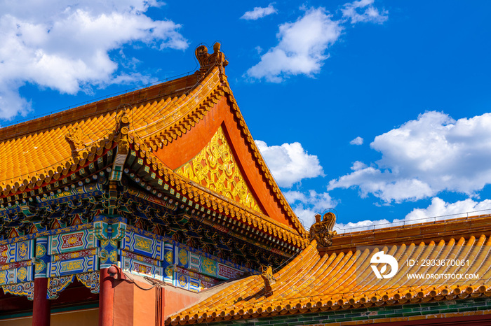 北京故宫宫殿斗拱