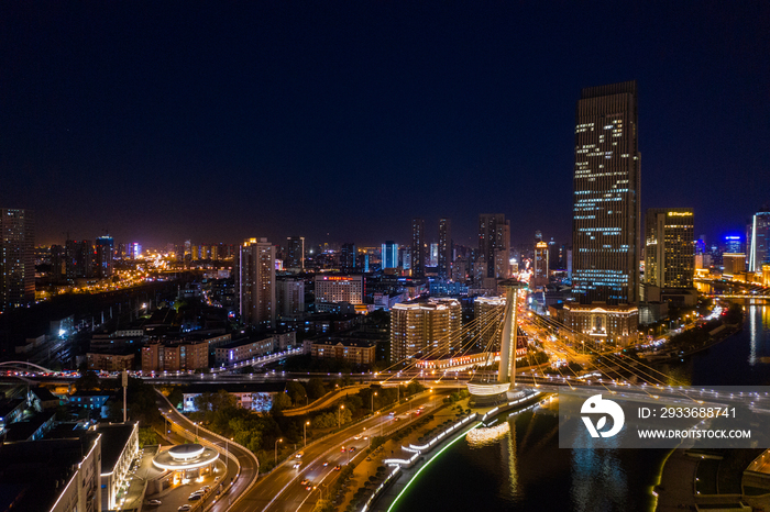 天津城市夜景