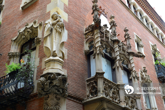 Els Quatre Gats (The Four Cats) on the ground floor of Casa Martí, Barcelona, Catalonia, Spain.