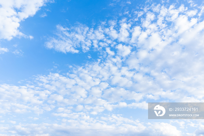 Cloudscape and blue sky background