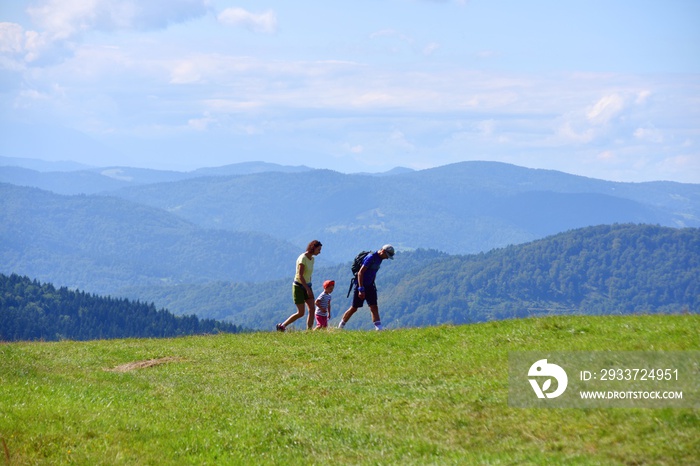 Muszyna Beskid Sądecki widok z okolicy Bacówki pod Wierchomlą