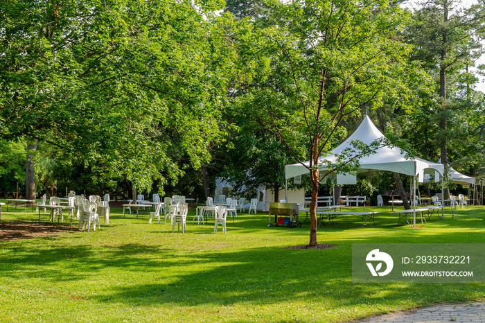 Outside Party Marquee _ Tents, Chairs and tables.