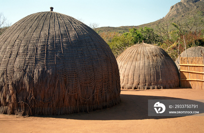 Swazi village, Swaziland