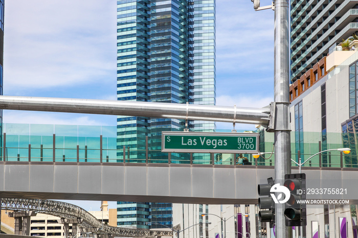 Las Vegas BLVD 3700 street sign