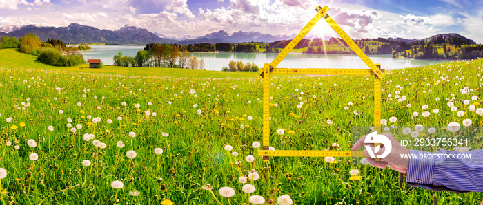 Wohnen im Grünen mit Landschaft