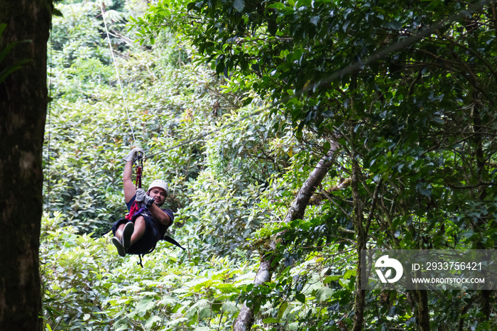 Zip line canopy tours in Costa Rica