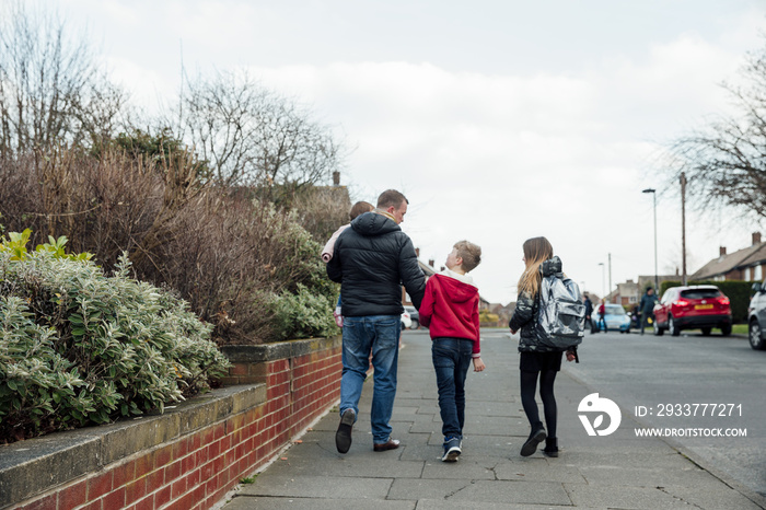 Walking home from School