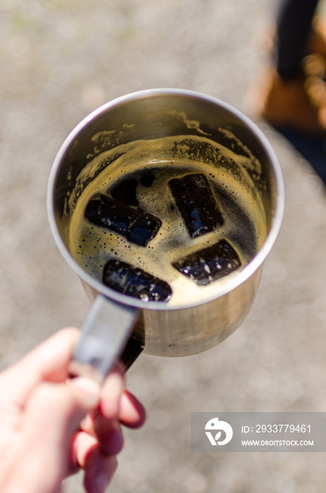 Fernet con coca typical drinj of Cordoba, Argentina