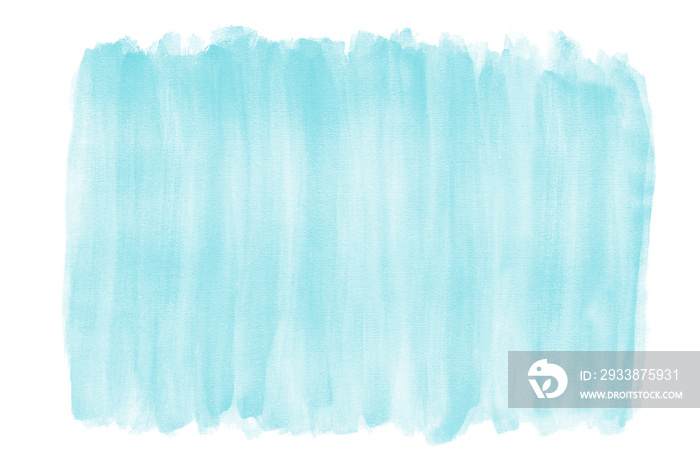 light blue watercolor background with brushstroke texture and rough edges