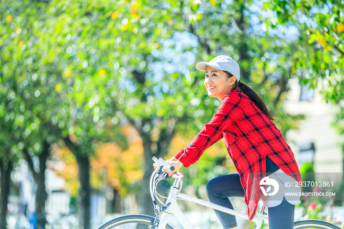 サイクリング・女性