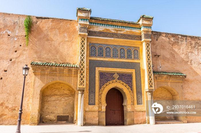 Gate in Meknes, Morocco