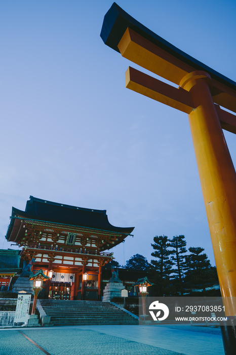 Landscape of Fushimi Inari