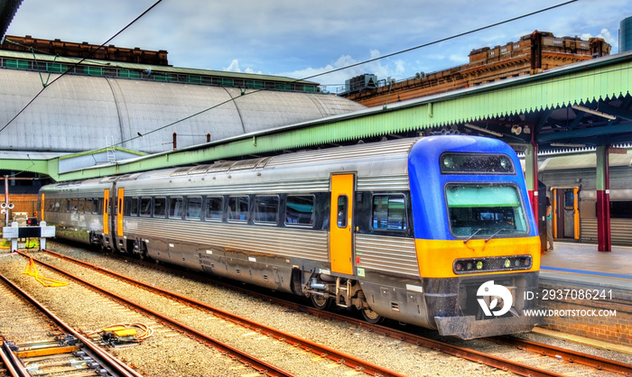 Local train at Sydney Central Station