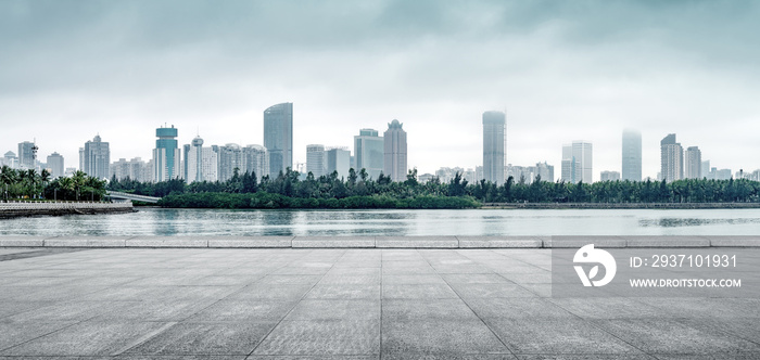 Skyscrapers in Hainan Island, China