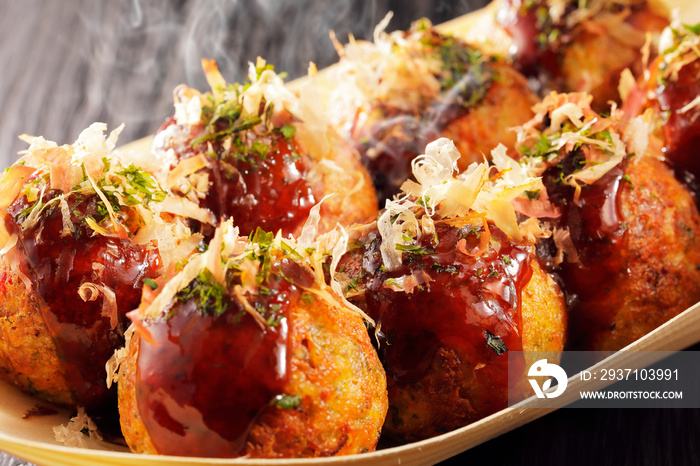 たこ焼き　Japanese food Takoyaki