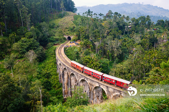 View over Nine Arches bridge