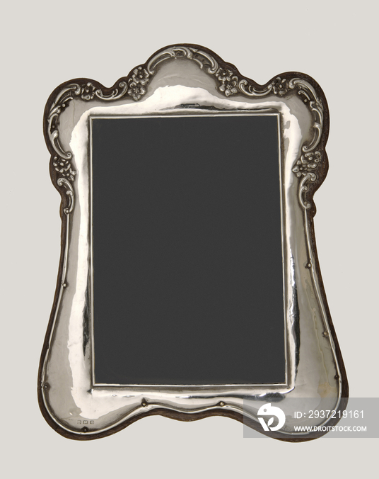 Victorian silver frame