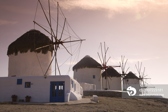 Greece, Cyclades, Mykonos, Windmill