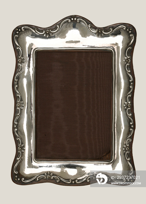 Victorian silver frame