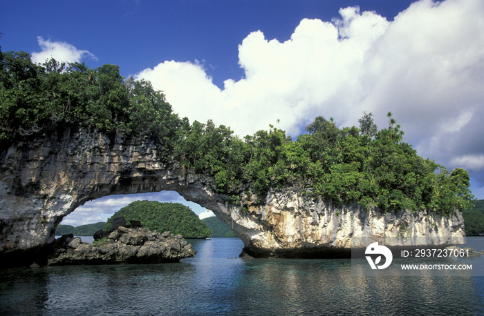 Micronesia, Palau, rocky arch