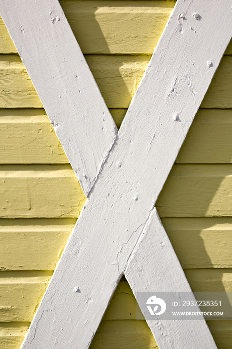 X on Barn Door