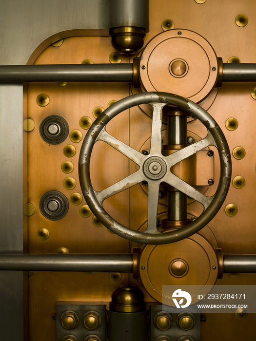 Tumbler on a Vault Door