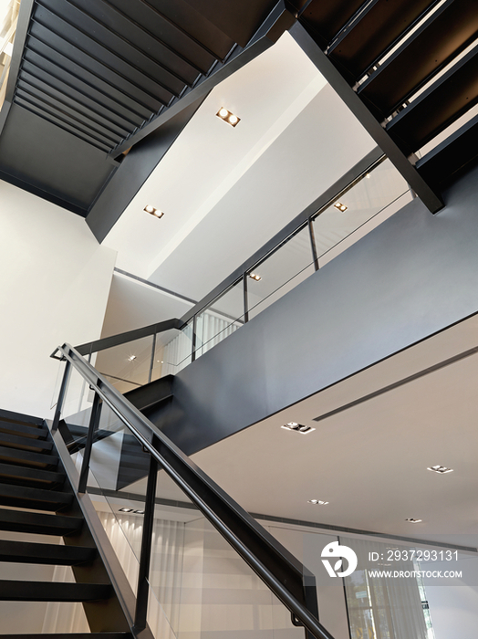 View of a stairway in a house