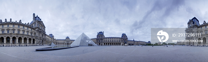 Louvre Museum in Paris,France