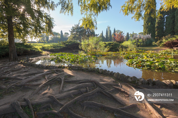 Valeggio, Mincio. Verona. Parco giardino Sigurtà