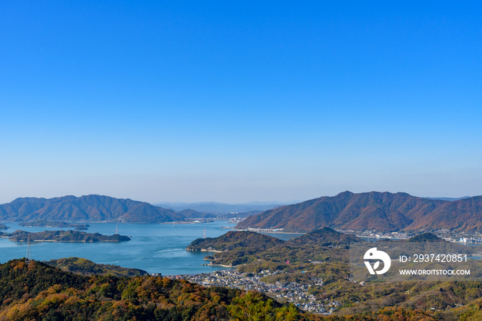 濑户内海景观，小野市高宫山天文台