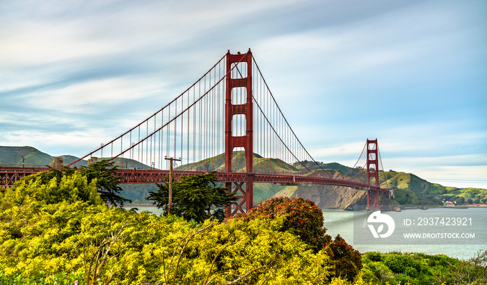 Golden Gate Bridge in San Francisco, California