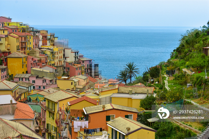 cinque terre，意大利，海景