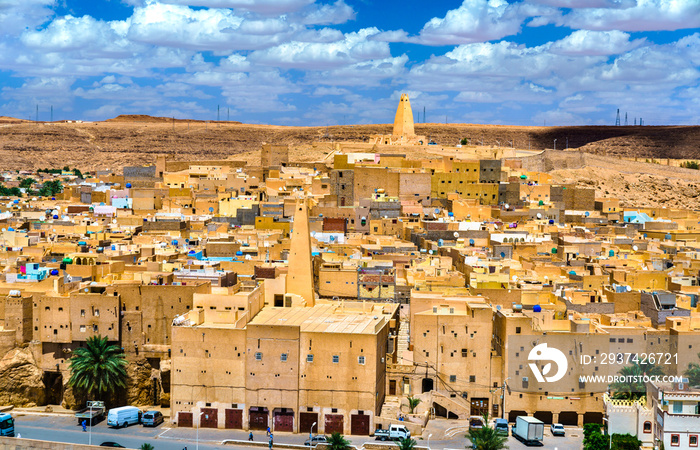 Ksar Bounoura，阿尔及利亚MZab山谷的一个老城镇