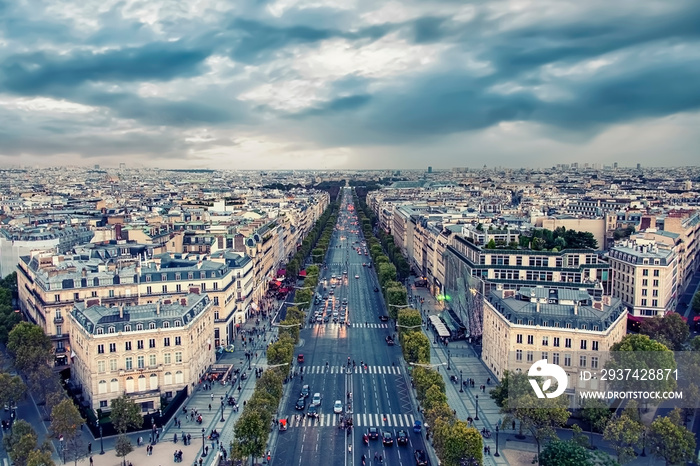 Champs-Elysees avenue in Paris