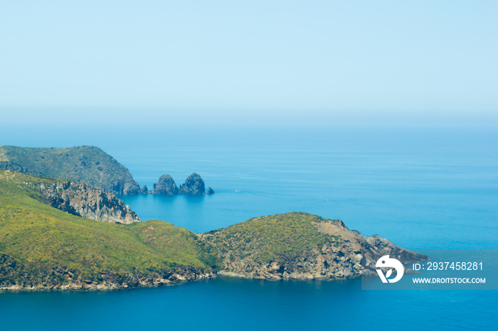 A gorgeous view of a the algerian coast and the huge 2 brothers rocks ( Seraidi - Annaba )